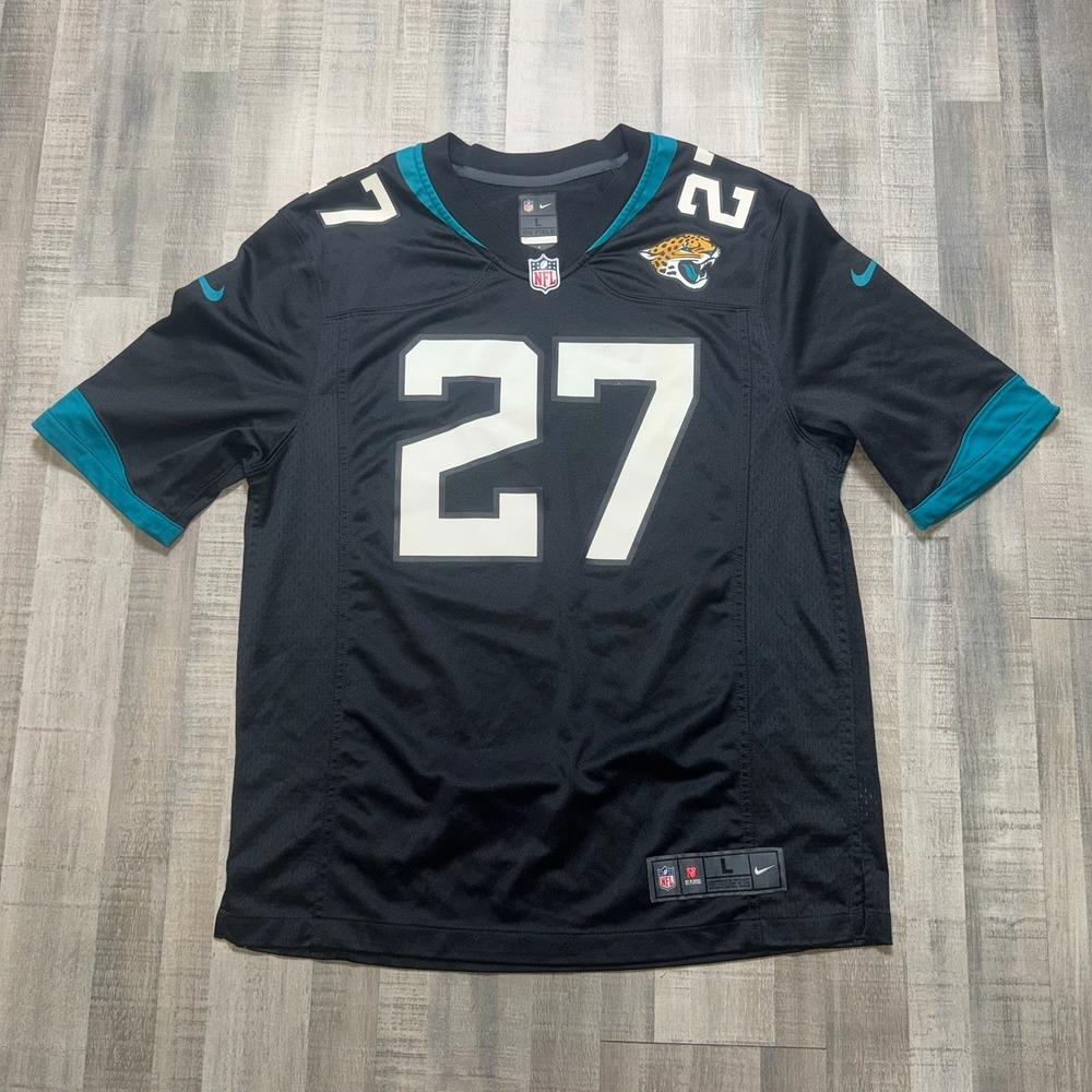 Nike NFL Jacksonville Jaguars Leonard Fournette #27 Black Jersey Size L